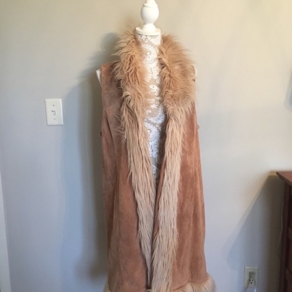 PENNY LANE STYLE VINTAGE VEST - WILSONS LEATHER L - Picture 2 of 4